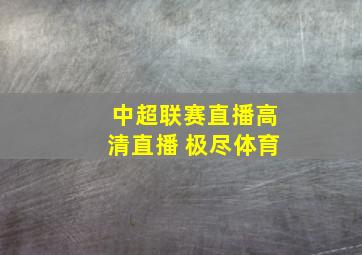 中超联赛直播高清直播 极尽体育